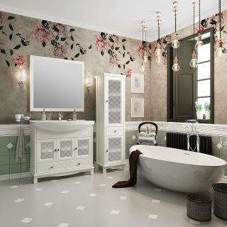 Тумба под раковину Opadiris Омега 00-00002824 Слоновая кость